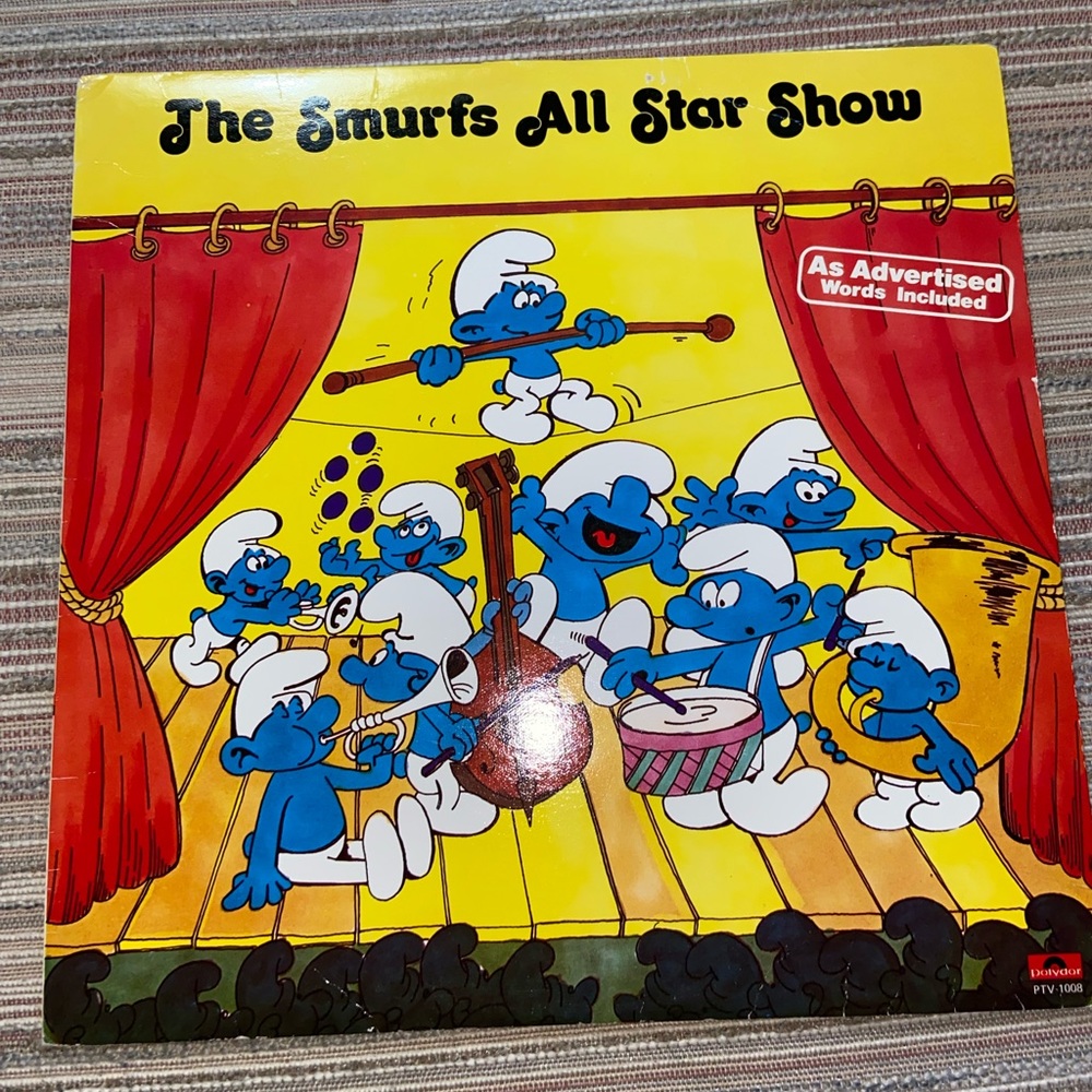 Vintage 1981 The Smurfs All Star Show